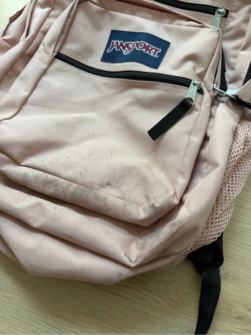 JanSport Big Student Backpack dusty pink Misty Rose